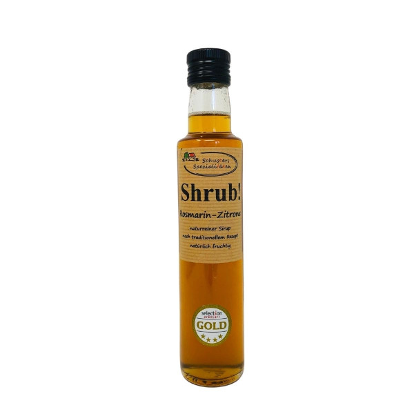 Shrub Rosmarin-Zitrone Sirup 250ml
