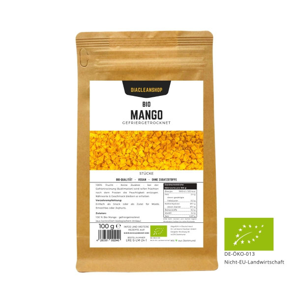 Bio Mango gefriergetrocknet
